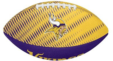 Wilson American Football NFL Team Tailgate, Gummi, Junior, Lila / Gold