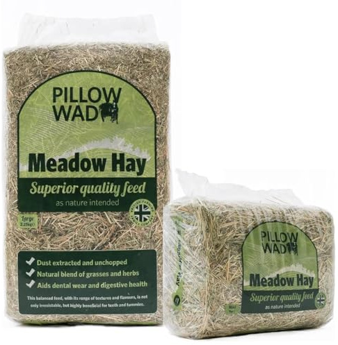 STAR SUPPLIES Dried Grass Natural Feed Fresh Meadow Hay For Small Animals Perfect For Rabbit Food (1 Bag, 1KG)