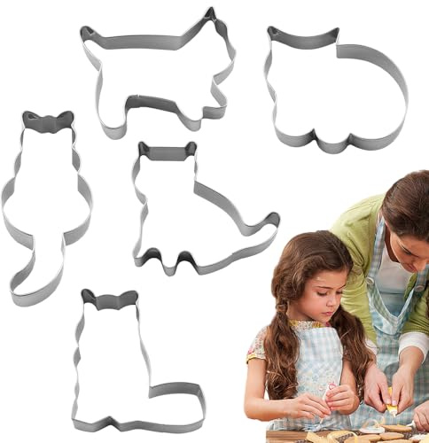 Niesel Taglierina da forno a forma di, in acciaio, riutilizzabile, per impasto, formaggio, fondente, gelatina, caramelle, eventi alimentari