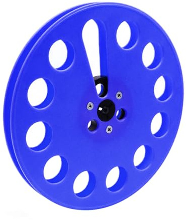 BUBEFSKD Bobina di avvolgimento con fori multipli 17 8 cm (7 pollici) Disco vuoto per attrezzature da studio Imballaggio in plastica per registratori