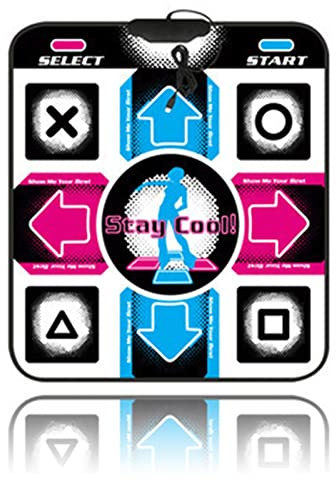 VBESTLIFE Dance Mat, Non-Slip Durable Wear-resistant Dancing Step Dance Mat Pad Dancer Blanket with USB for PC