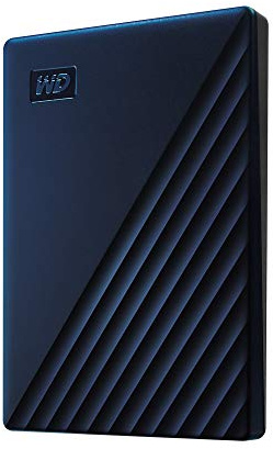 WD Drive for Chromebook 2TB, portable hard drive with SuperSpeed USB-A cable