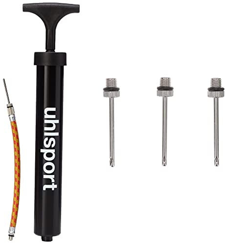 uhlsport Ballpumpe-100118801 Ballpumpe, schwarz/weiß, NOSIZE & Nadelventile-1001198010703 Pumpen Nadelventile, Silber, One Size