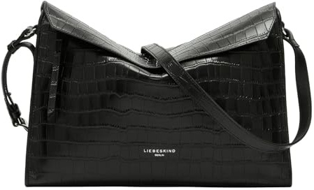 Liebeskind Berlin LORA CROCO Shoulderbag M, black M
