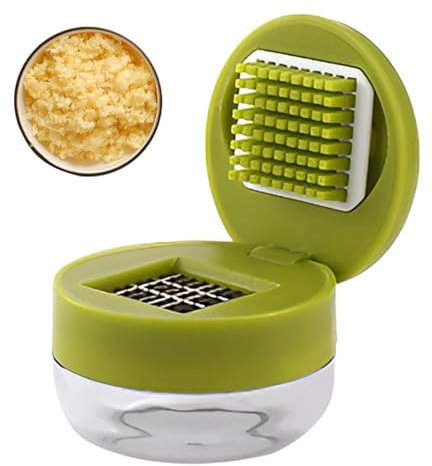 Petit Hachoir À Ail Stainless Steel | Presse-Ail Manuelle Uniformément | Facile À Presser Manuellement | Gadgets De Cuisine Cool