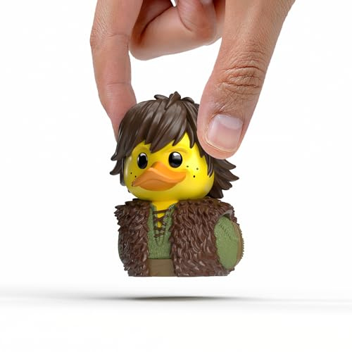 TUBBZ: How to Train Your Dragon Hiccup Rubber Duck Collectable Toy 5 cm | Official HTTYD Merchandise – Mini Vinyl Figure with Bathtub Display, Dragon Rider, Fantasy Fan Decor & Novelty Duck Gift