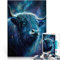 1000-teiliges Puzzle für Erwachsene, Galaxy Art Yak, Lernspielzeug, Geschenkidee für die ganze Familie, 19,7 x 29,5 Zoll, geeignet für Kinder und Jugendliche ab 14 Jahren
