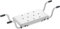 ZENO Bath Seat | Universal Bath Chair for Adults & Elderly | Over The Bathtub Seat with Non Slip Handles, Quick Drainage Holes & Universal Fit | No Assembly Required