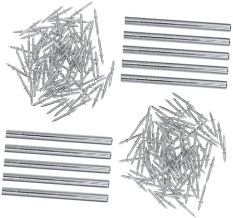 SHINEOFI Clavos De Pared De Doble Cabeza Para Madera Tornillos Para Zócalo De Madera Para Paredes y Escalones De