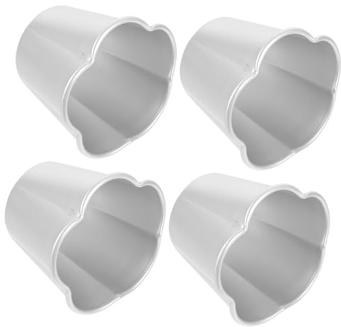 VALICLUD 4piezas Molde Para Pudín De Antiadherente Seguro Para Alimentos Apto Para Hornear Tartas Magdalenas y Gelatinas Casa y Profesionales