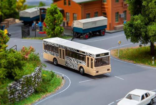 Faller 161479 bilsystem startset buss MB O405 inkl. dekos, flerfärgad