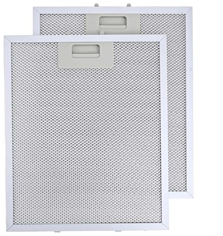 2 filtri antigrasso in metallo per cappa aspirante, compatibili con cappa da cucina RANGEMASTER, 30 cm x 25 cm, 5 strati in alluminio, filtro antigrasso