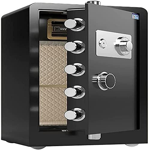 Coffre-Fort Domestique Ignifuge Et Étanche, Coffre-Fort Électronique Numérique De Sécurité, Armoire De Chevet, Coffre-Fort Invisible, Biométrique À Empreintes Digitales, En Acier, Pour Bureau, Hôtel,