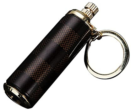 Outdoor Feuerstarter Feuerstein Streichholz Feuerzeug Schlüsselanhänger Feuerstein Metall Streichholz Feuerstarter mit Schlüsselanhänger für Camping Wandern,04,2.5 * 0.75 * 0.63 inches
