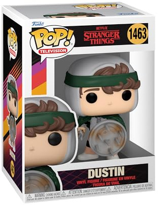 Funko Pop TV: Stranger Things S4 - Hunter Dustin w/Shield