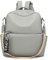 Suweir Rucksack Damen Klein - 2 in 1 Rucksacktasche Damen Leder PU Schultertasche Schulrucksack Wasserdicht Lederrucksack Anti Diebstahl Rucksack Tagesrucksack für Reisen, Arbeit, Schule (Blau)