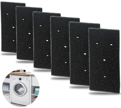 Bauknecht Privileg Whirlpool HX 481010716911 Lot de 6 filtres pour sèche-linge à pompe à chaleur