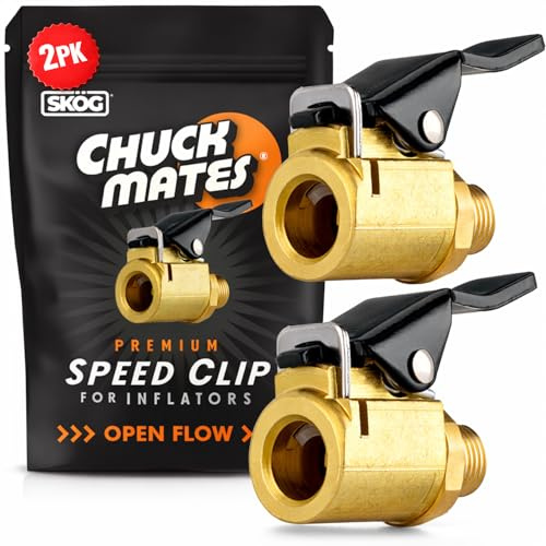 Chuck Mates Premium Quick-Connect Tire Inflator Chuck (2 Pack)