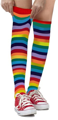 Dress Up America Calcetines De Algodón A Rayas Para Niños - Calcetines A Rayas Hasta La Rodilla Para Niñas Y Niños | Adolescentes - Elegantes Y Cómodos