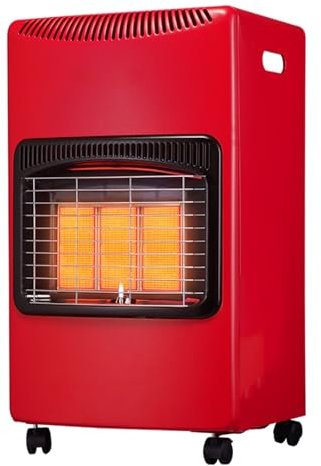 Riscaldatore a propano per esterni, protezione ribaltamento, regolazione della temperatura a tre velocità, riscaldatore portatile a propano per patio, silenzioso e a risparmio di gas, design con