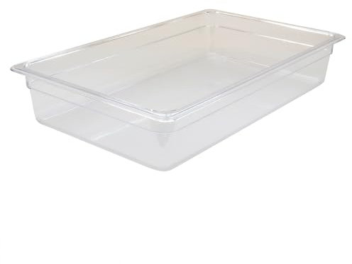 AcMax Gastronorm GN 1/1 - Recipiente para gastronorm (policarbonato, 16 litros, profundidad de 100 mm)