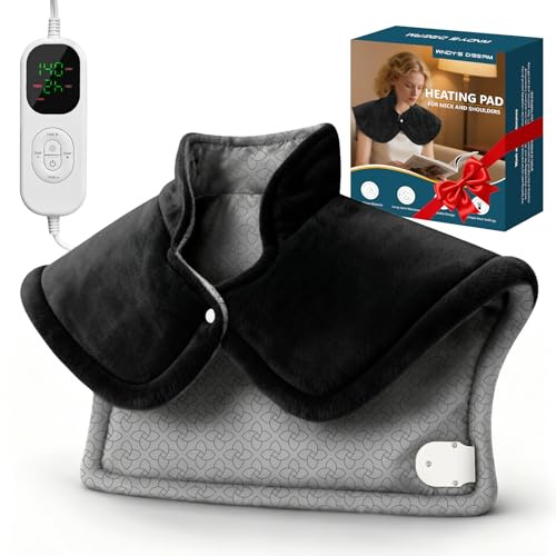 Wndy's Dream Electric Neck Heating Pad Heated Neck Wrap for Pain Relief, Muscle Tension, Neck and Shoulder Warmer