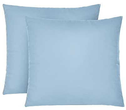 biberna Feinjersey-Kopfkissenbezug 0077144 eisblau 2X 80x80 cm