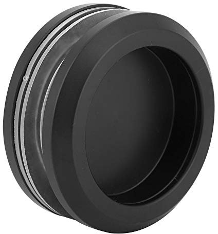 Tirador de puerta de vidrio de aleación de aluminio Tirador de mueble redondo Tirador negro