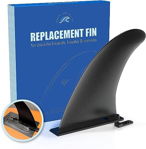 Paddle Board Finne | 9 (22.86cm) Ersatz für iSUP/Aufblasbare Paddleboards | Kajak, Kanu Stand Up Plastik Finne