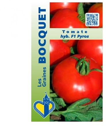 Sachet de graines de Tomate Pyros Hybride F1-0,10g - Les Graines Bocquet