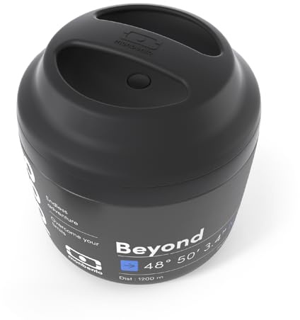 monbento - Insulated Lunch Box MB Element Beyond - Leakproof and Insulated Bento Box Perfect for Work/Hiking/Outdoor Sports - Keeps Food Hot/Cold - BPA Free - Food Grade Safe - Black and Blue