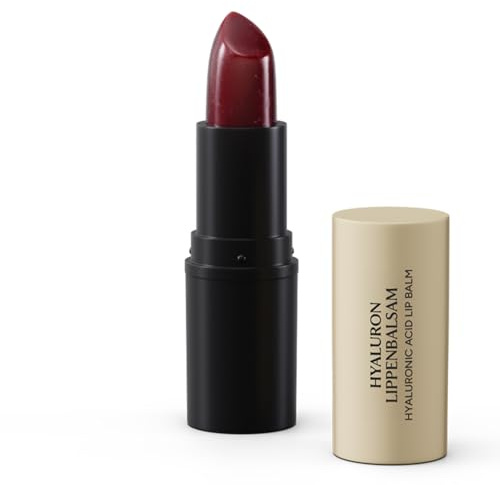 JUNGLÜCK Hyaluron Lippenbalsam Beere - Vegan | Getönter Lippenpflegestift mit dezentem Vanilleduft für geschmeidig weiche Lippen | Lippenpflege mit BIO Aloe Vera für langanhaltende Pflege