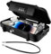 Flintronic Tresor mit Zahlenschloss, 4 Stellig Tragbarer Geldschränke mit Zahlencode, Tragbarer Tresor, Zahlencode Sicherheitsbox Wasserdicht mit Drahtseil, Beach mobile phone storage box