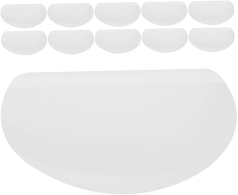 NULYLU Protectores Oculares Transparentes para Salón de Belleza 50 Unidades Talla Única Anticorte Cabello Banda Ajustable para Peluquería y Barbería
