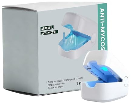 Dispositivo Láser Hongo Uñas, Dispositivo Tratamiento Hongo Uñas, Dispositivos Láser Ligeros Tratamiento Antihongos Uñass Los Pies, Luz Antihongos Temporizador Automático, para Cuidado Uñass