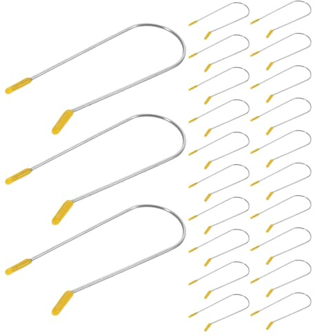 Healeved 24pezzi Clip per Bigodini Caldi in Metallo per Arricciacapelli Fermagli per Bigodini Permanenti e Caldi Accessori per Styling dei Capelli
