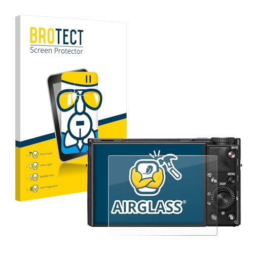 BROTECT Schutzglas für Sony Cyber-Shot DSC-RX100 VII/VIIA Schutzfolie Panzer Folie Glas Displayschutz Made in Germany [ 9H, Anti-Fingerprint]