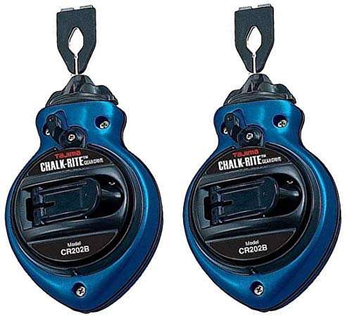 Tajima CR202B-P Chalk Rite II – ultradünne Schlagschnur, blau (2 Stück)