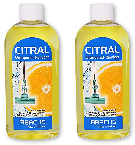 2 x 500 ml de nettoyant à l'huile d'orange (7749.2) – Détachant pour résines d'arbre Citral