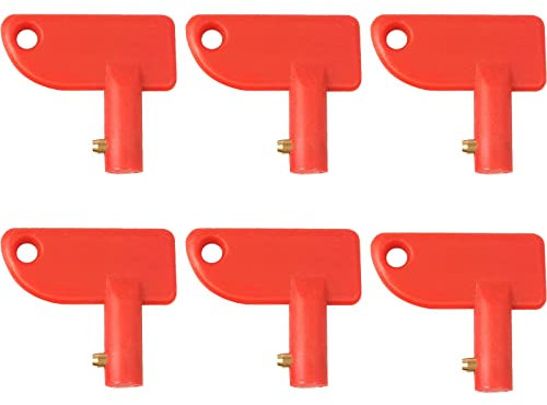 FAEFTY 6 pezzi Chiavi di Isolamento della Batteria Interruttore di Interruzione della Batteria dell'auto Marine Camion Barca