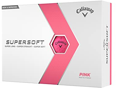 Callaway Golf Supersoft Golf Balls (2023, Pink)