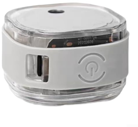 Spray rociador de granos de café con tecnología de niebla y características antiestáticas para molienda uniforme de café y mejora del aroma, funcionamiento eléctrico con base magnética (blanco)