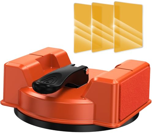 Bodenspalt-Reparaturwerkzeug, Laminat-Verlegewerkzeug, Verbesserter Saugnapf & 3 Klebepads für Laminat, Holz, Fliesen, Vinyl - Langlebiges, Kompaktes & Effizientes Bodenverlegewerkzeug