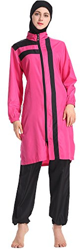Mr Lin123 kvinnor baddräkt set muslimska badkläder blygsamma islamiska damer Burkini baddräkt plus size strandkläder burkini