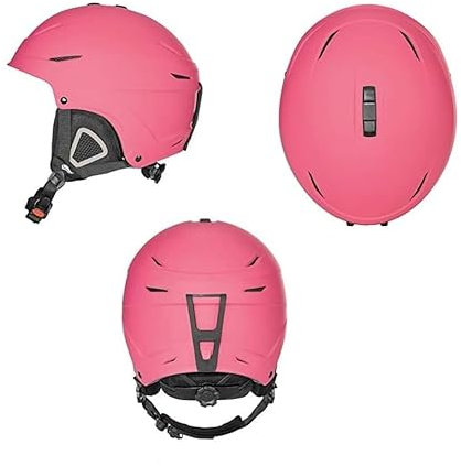 Crivit Skihelm Snowboard Helm Unisex Snowboardhelm Ski Winterhelm NEU OVP Ski Helmet DIN EN 1077/Klasse B (Pink, S/M)