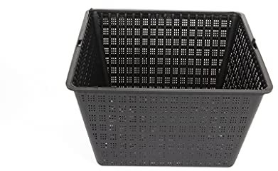 Lincolnshire Pond Plants Ltd - Pond Baskets Ideal for Planting Around Your Pond - Pond Pots - Pots and Compost (5, 24 cm Square - 5 Litre)