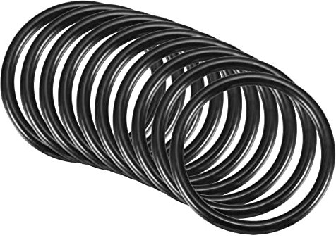 QUARKZMAN Nitrile Gomma O-Ring 46mm x 38mm x 4mm Guarnizioni di Tenuta Anelli Rubinetti Rotondo Guarnizione Rondella per Rubinetto Idraulica Riparazione Sigillatura Connessione, 10 Pezzi