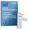 Duravit Manhattan Waschtischarmatur, Größe M (Auslauf Höhe 116 mm), wassersparende Waschbecken Armatur (MinusFlow), Wasserhahn Bad mit Zugstangen-Ablaufgarnitur, Armatur Waschbecken, Chrom