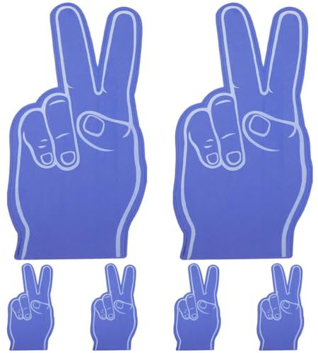 HANABASS 6 Stück Schaumstoff-Finger Schaumstoff-Hand Für Kinder Fäustlinge Cheerleading-Schaumstoff-Hand Cheerleading-Schaumstoff-Finger Cheer-Schaumstoff-Hand