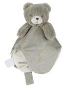 NOUKIE'S - Doudou bébé et Enfant - Ours Kaki Orso - Eveil et Sommeil - Marionnette - Cadeau de Naissance